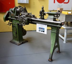 Opravený stroj v TOS Žebrák, připravený do muzea